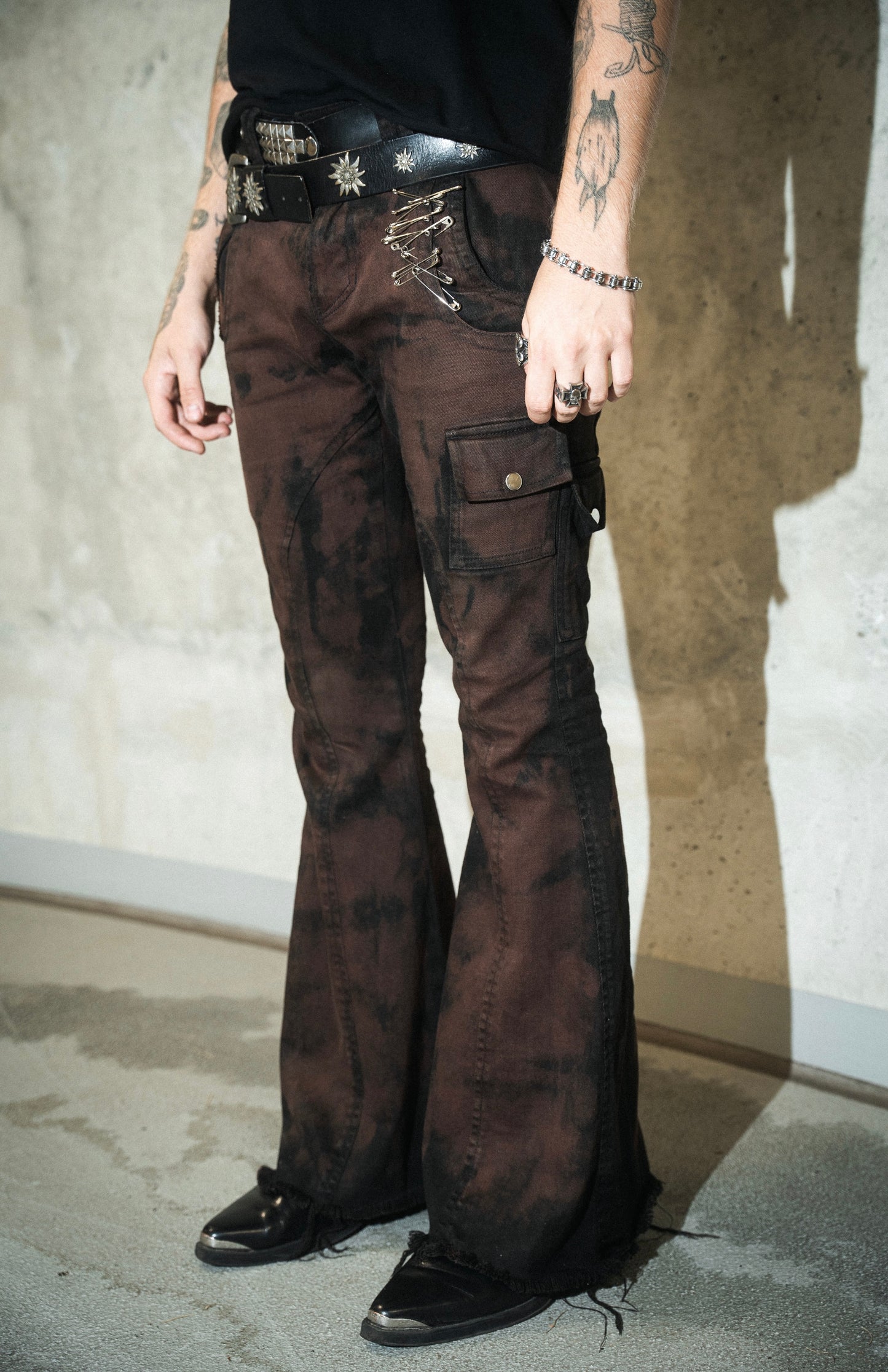 SL50 Skinny Flared Denim Brown