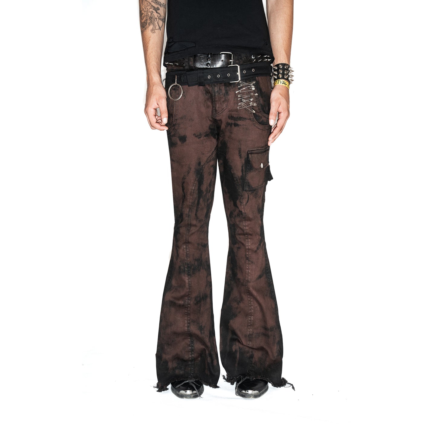 SL50 Skinny Flared Denim Brown