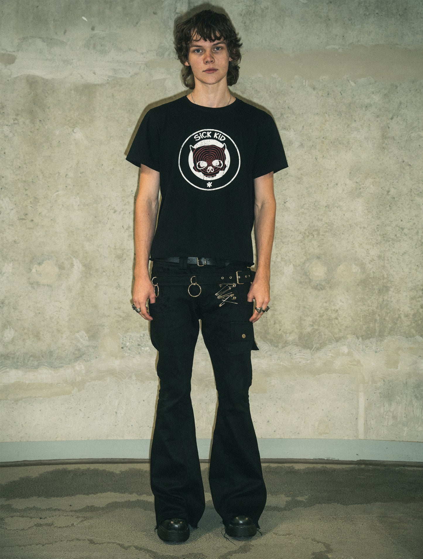 SL50 Skinny Flared Denim Black