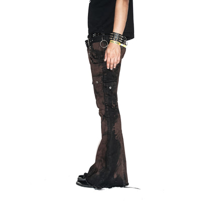 SL50 Skinny Flared Denim Brown