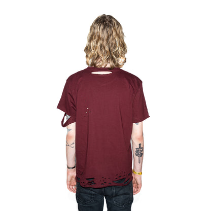 Skin & Bones Burgundy T-shirt